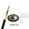 PE Outdoor Fiber Optic Cable , ADSS Fiber Cable 50M Spam 100 Spam